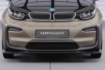 CSR Frontspoiler | Cup-Spoilerlippe mit ABE für BMW i3 CSL676-G Glossy schwarz Hochglanz (keine Lackierung erforderlich)