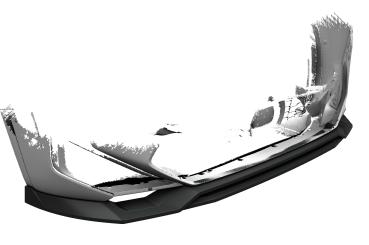 CSR Frontspoiler | Cup-Spoilerlippe mit ABE für BMW X3 (F97) CSL678-G Glossy schwarz Hochglanz (keine Lackierung erforderlich)