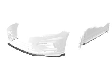CSR Frontspoiler | Cup-Spoilerlippe mit ABE für VW Golf 7 R / R-Line CSL679
