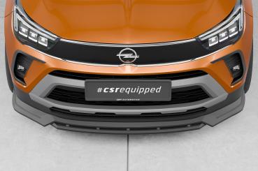 CSR Frontspoiler | Cup-Spoilerlippe mit ABE für Opel Crossland CSL683-G Glossy schwarz Hochglanz (keine Lackierung erforderlich)