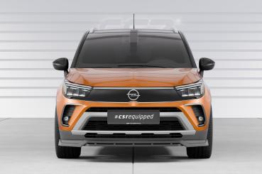 CSR Frontspoiler | Cup-Spoilerlippe mit ABE für Opel Crossland CSL683-G Glossy schwarz Hochglanz (keine Lackierung erforderlich)