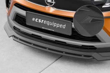 CSR Frontspoiler | Cup-Spoilerlippe mit ABE für Opel Crossland CSL683-L Lackierung erforderlich (unlackiert roh)