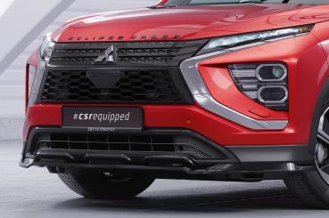 CSR Frontspoiler | Cup-Spoilerlippe mit ABE für Mitsubishi Eclipse Cross CSL685-G Glossy schwarz Hochglanz (keine Lackierung erforderlich)
