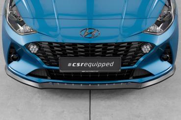 CSR Frontspoiler | Cup-Spoilerlippe mit ABE für Hyundai I10 (3. Gen) CSL687-G Glossy schwarz Hochglanz (keine Lackierung erforderlich)