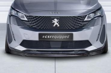 CSR Frontspoiler | Cup-Spoilerlippe mit ABE für Peugeot 3008 (2. Gen) CSL688-S strukturiert schwarz matt (keine Lackierung erforderlich)