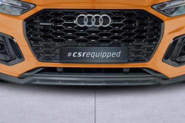 CSR Frontspoiler | Cup-Spoilerlippe mit ABE für Audi Q5 (FY/FYT) S-Line / SQ5 (FY) CSL689-L Lackierung erforderlich (unlackiert roh)