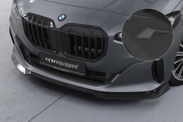 CSR Frontspoiler | Cup-Spoilerlippe mit ABE für BMW 2er (U06) Active Tourer CSL690-S strukturiert schwarz matt (keine Lackierung erforderlich)