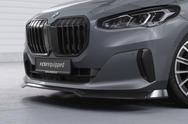 CSR Frontspoiler | Cup-Spoilerlippe mit ABE für BMW 2er (U06) Active Tourer CSL690-S strukturiert schwarz matt (keine Lackierung erforderlich)