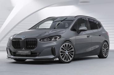 CSR Frontspoiler | Cup-Spoilerlippe mit ABE für BMW 2er (U06) Active Tourer CSL690-S strukturiert schwarz matt (keine Lackierung erforderlich)
