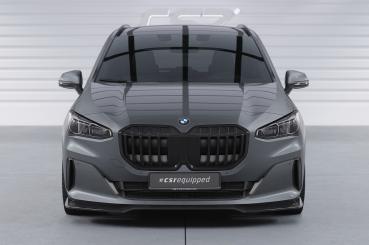 CSR Frontspoiler | Cup-Spoilerlippe mit ABE für BMW 2er (U06) Active Tourer CSL690-S strukturiert schwarz matt (keine Lackierung erforderlich)