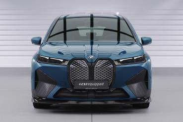 CSR Frontspoiler | Cup-Spoilerlippe mit ABE für BMW iX CSL691-G Glossy schwarz Hochglanz (keine Lackierung erforderlich)