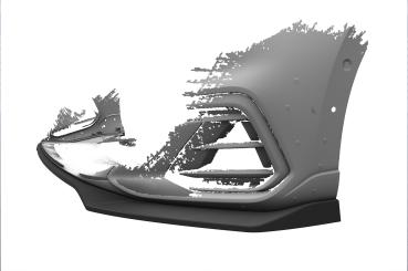 CSR Frontspoiler | Cup-Spoilerlippe mit ABE für VW Arteon CSL692-G Glossy schwarz Hochglanz (keine Lackierung erforderlich)