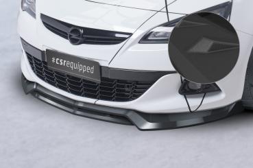 CSR Frontspoiler | Cup-Spoilerlippe mit ABE für Opel Astra J GTC CSL693-S strukturiert schwarz matt (keine Lackierung erforderlich)