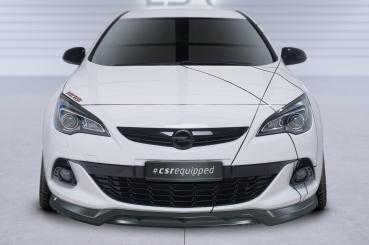 CSR Frontspoiler | Cup-Spoilerlippe mit ABE für Opel Astra J GTC CSL693-G Glossy schwarz Hochglanz (keine Lackierung erforderlich)