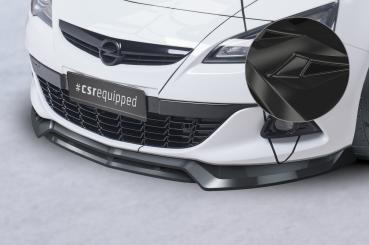 CSR Frontspoiler | Cup-Spoilerlippe mit ABE für Opel Astra J GTC CSL693-G Glossy schwarz Hochglanz (keine Lackierung erforderlich)