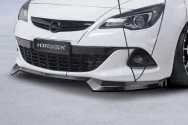 CSR Frontspoiler | Cup-Spoilerlippe mit ABE für Opel Astra J GTC CSL695-G Glossy schwarz Hochglanz (keine Lackierung erforderlich)