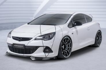 CSR Frontspoiler | Cup-Spoilerlippe mit ABE für Opel Astra J GTC CSL695-G Glossy schwarz Hochglanz (keine Lackierung erforderlich)