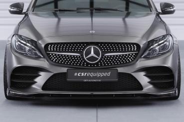 CSR Frontspoiler | Cup-Spoilerlippe mit ABE für Mercedes-Benz C-Klasse W205 AMG-Line CSL696-L Lackierung erforderlich (unlackiert roh)