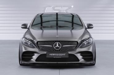 CSR Frontspoiler | Cup-Spoilerlippe mit ABE für Mercedes-Benz C-Klasse W205 AMG-Line CSL696-L Lackierung erforderlich (unlackiert roh)