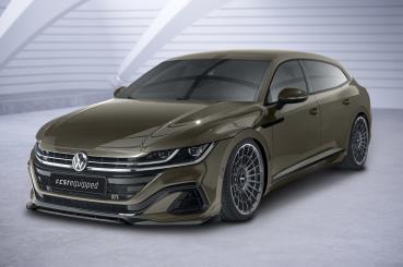 CSR Frontspoiler | Cup-Spoilerlippe mit ABE für VW Arteon R-Line CSL697-G Glossy schwarz Hochglanz (keine Lackierung erforderlich)