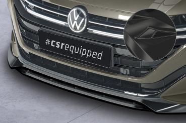CSR Frontspoiler | Cup-Spoilerlippe mit ABE für VW Arteon R-Line CSL697-G Glossy schwarz Hochglanz (keine Lackierung erforderlich)