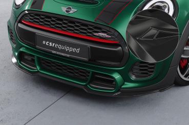 CSR Frontspoiler | Cup-Spoilerlippe mit ABE für Mini F55, F56, F57 JCW-Trim CSL700-G Glossy schwarz Hochglanz (keine Lackierung erforderlich)