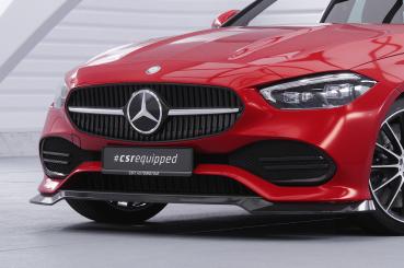 CSR Frontspoiler | Cup-Spoilerlippe mit ABE für Mercedes-Benz C-Klasse W206 / S206 CSL704-L Lackierung erforderlich (unlackiert roh)