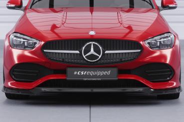 CSR Frontspoiler | Cup-Spoilerlippe mit ABE für Mercedes-Benz C-Klasse W206 / S206 CSL704-L Lackierung erforderlich (unlackiert roh)