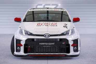 CSR Frontspoiler | Cup-Spoilerlippe mit ABE für Toyota GR Yaris (XP21) CSL713-C Carbon Look Hochglanz (keine Lackierung erforderlich)