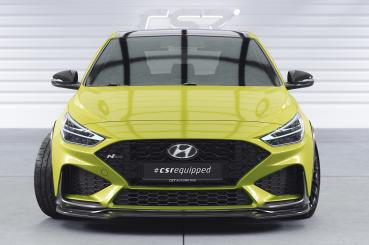 CSR Frontspoiler | Cup-Spoilerlippe mit ABE für Hyundai I30 (PD) N / N-Line CSL714-G Glossy schwarz Hochglanz (keine Lackierung erforderlich)