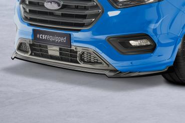 CSR Frontspoiler | Cup-Spoilerlippe mit ABE für Ford Tourneo Custom CSL718-C Carbon Look Hochglanz (keine Lackierung erforderlich)