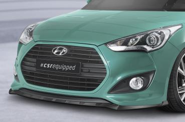 CSR Frontspoiler | Cup-Spoilerlippe mit ABE für Hyundai Veloster MK1 Turbo CSL719-L Lackierung erforderlich (unlackiert roh)