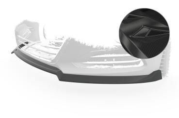 CSR Frontspoiler | Cup-Spoilerlippe mit ABE für Hyundai I40 (VF) CSL721-C Carbon Look Hochglanz (keine Lackierung erforderlich)