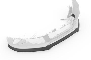 CSR Frontspoiler | Cup-Spoilerlippe mit ABE für Audi A4 B8 (Typ 8K) CSL723-G Glossy schwarz Hochglanz (keine Lackierung erforderlich)