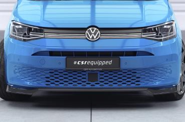 CSR Frontspoiler | Cup-Spoilerlippe mit ABE für VW Caddy 5 (Typ SB) CSL727-S strukturiert schwarz matt (keine Lackierung erforderlich)