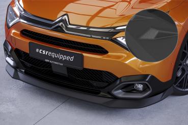 CSR Frontspoiler | Cup-Spoilerlippe mit ABE für Citroen C4 (3. Gen) CSL730-S strukturiert schwarz matt (keine Lackierung erforderlich)