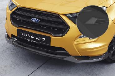 CSR Frontspoiler | Cup-Spoilerlippe mit ABE für Ford EcoSport MK2 CSL731-S strukturiert schwarz matt (keine Lackierung erforderlich)
