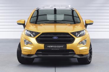 CSR Frontspoiler | Cup-Spoilerlippe mit ABE für Ford EcoSport MK2 CSL731-S strukturiert schwarz matt (keine Lackierung erforderlich)