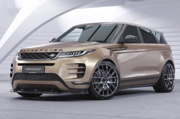 CSR Frontspoiler | Cup-Spoilerlippe mit ABE für Land Rover Range Rover Evoque (L551) CSL732-S strukturiert schwarz matt (keine Lackierung erforderlich)