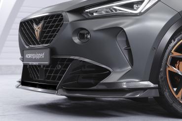 CSR Frontspoiler | Cup-Spoilerlippe mit ABE für Cupra Formentor VZ5 CSL738-G Glossy schwarz Hochglanz (keine Lackierung erforderlich)
