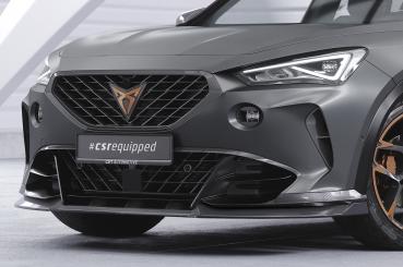 CSR Frontspoiler | Cup-Spoilerlippe mit ABE für Cupra Formentor VZ5 CSL738-G Glossy schwarz Hochglanz (keine Lackierung erforderlich)