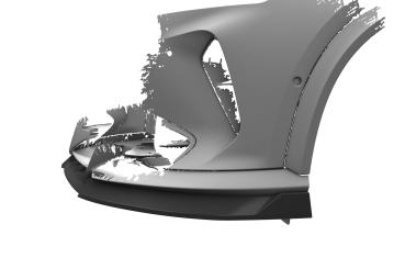 CSR Frontspoiler | Cup-Spoilerlippe mit ABE für Cupra Formentor VZ5 CSL738-G Glossy schwarz Hochglanz (keine Lackierung erforderlich)