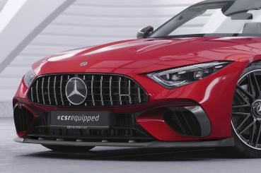 CSR Frontspoiler | Cup-Spoilerlippe mit ABE für Mercedes-Benz SL (R232) AMG CSL745-G Glossy schwarz Hochglanz (keine Lackierung erforderlich)