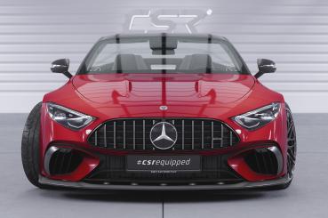 CSR Frontspoiler | Cup-Spoilerlippe mit ABE für Mercedes-Benz SL (R232) AMG CSL745-G Glossy schwarz Hochglanz (keine Lackierung erforderlich)