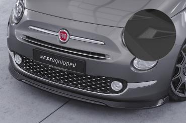 CSR Frontspoiler | Cup-Spoilerlippe mit ABE für Fiat 500 CSL749-S strukturiert schwarz matt (keine Lackierung erforderlich)