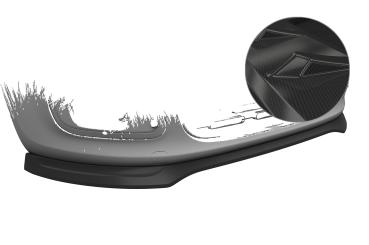 CSR Frontspoiler | Cup-Spoilerlippe mit ABE für Fiat Panda 3 (Typ 312/319) CSL753-C Carbon Look Hochglanz (keine Lackierung erforderlich)