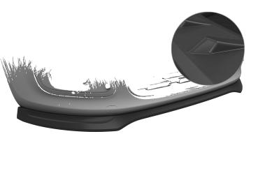 CSR Frontspoiler | Cup-Spoilerlippe mit ABE für Fiat Panda 3 (Typ 312/319) CSL753-L Lackierung erforderlich (unlackiert roh)