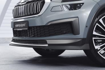 CSR Frontspoiler | Cup-Spoilerlippe mit ABE für Skoda Kodiaq CSL759-G Glossy schwarz Hochglanz (keine Lackierung erforderlich)