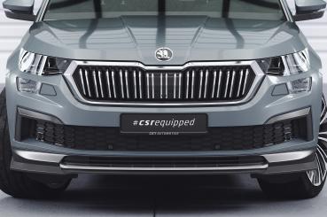 CSR Frontspoiler | Cup-Spoilerlippe mit ABE für Skoda Kodiaq CSL759-G Glossy schwarz Hochglanz (keine Lackierung erforderlich)