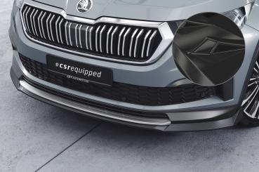 CSR Frontspoiler | Cup-Spoilerlippe mit ABE für Skoda Kodiaq CSL759-G Glossy schwarz Hochglanz (keine Lackierung erforderlich)